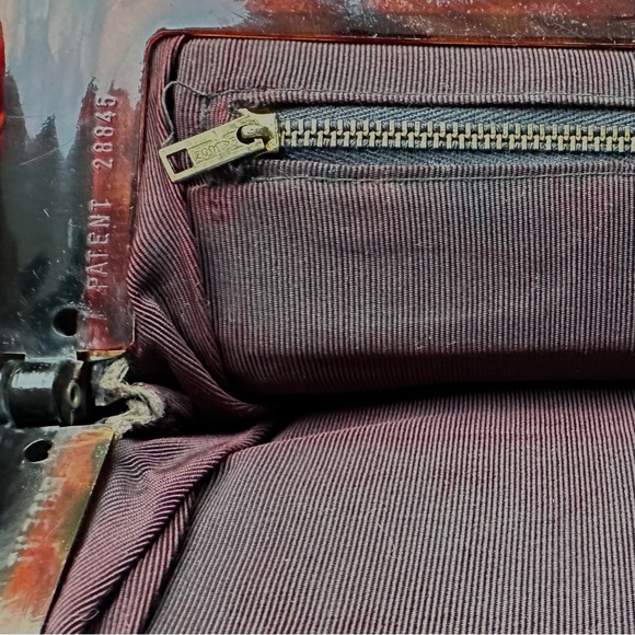 Vintage Margolm Snakeskin Bakelite Tortoise Clutch Evening Bag - Picture 4 of 6